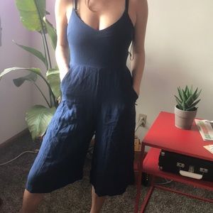 Fun navy romper sz S